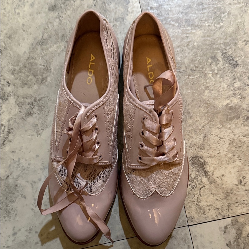 ALDO Women's Blush Lace-Up Flats